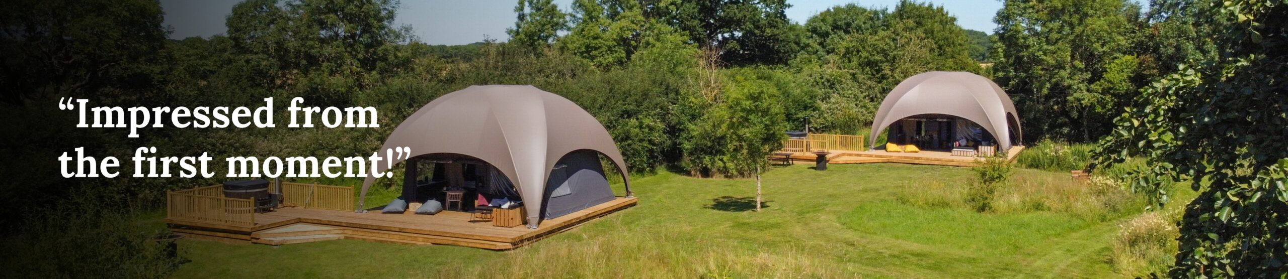 Glamping tent Crossover Lodge