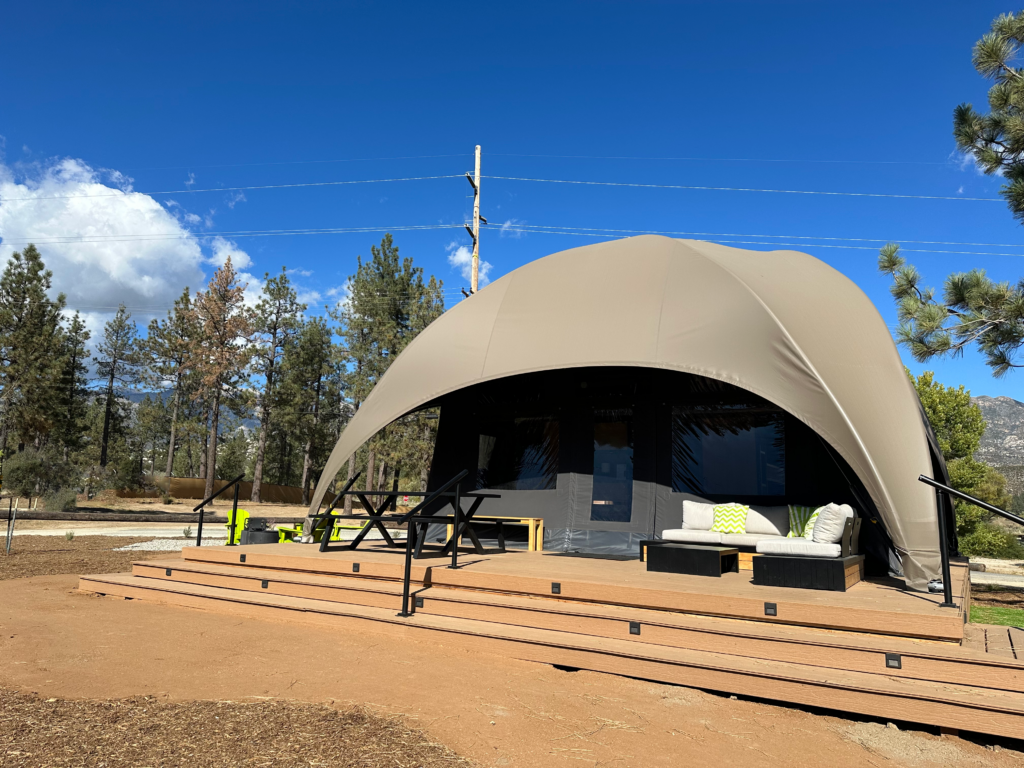 Largle glamping dome LA