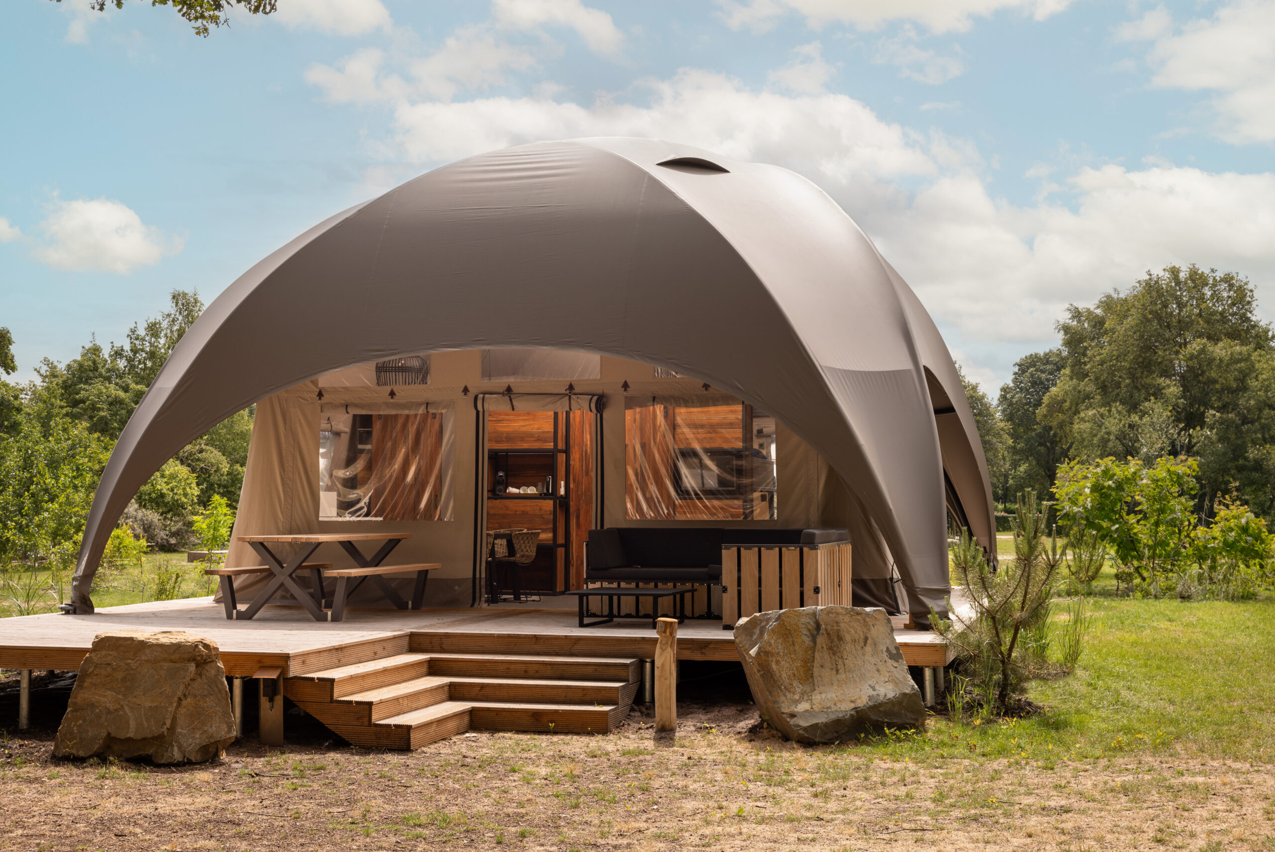 Glamping Tent with Bathroom? Design Your Own Crossover Lodge