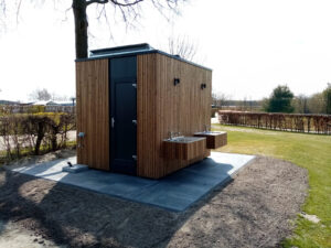 restroom and shower house